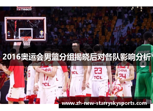 2016奥运会男篮分组揭晓后对各队影响分析